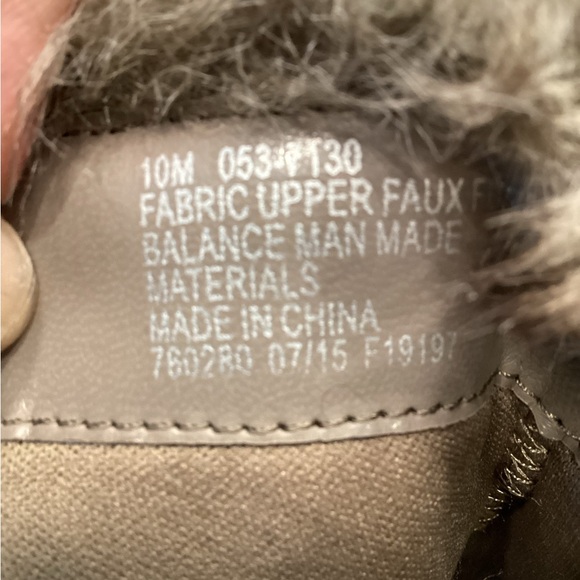 ANA Womens Taupe gray wedge Ankle boots size 10 - Picture 9 of 9